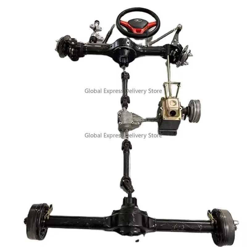 

Fast Food Cart Mobile Food Electric Tricycle Bicycle Bike Motorcycle Cart Full Set Differential Rear Axle