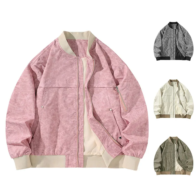 

Осенняя куртка для пар, дышащая, ветрозащитная, удобная, с воротником-стойкой, повседневное пальто, спортивное пальто для бега на открытом воздухе, для мужчин и женщин, повседневное спортивное пальто