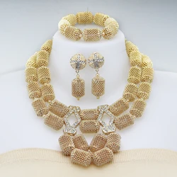 2024 New Copper Jewelry Sets Latest Copper Jewelry Sets Luxury African Wedding Copper Bead Beads Jewelry sets Nigerian Women