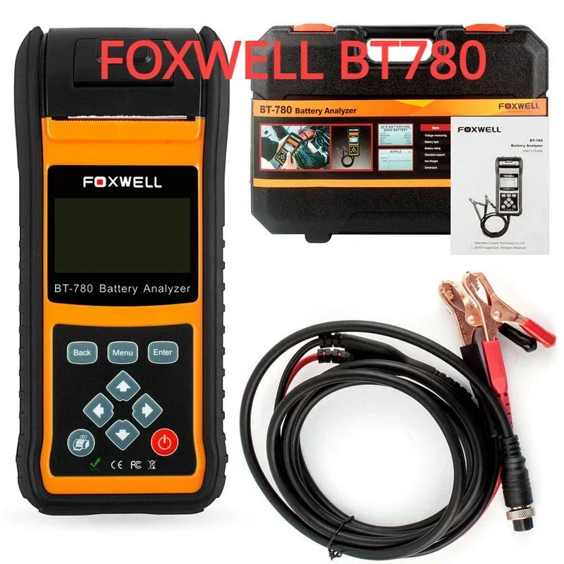 A ++ FOXWELL BT780 12В тестер аккумулятора 0-1000A Автомобильный анализатор аккумуляторов AGM GEL EBP Встроенный принтер 12 в-24 в стартовая зарядная система A ++ FOXWELL BT780 12В тестер аккумулятора 0-1000A Автомобильный анализатор аккумуляторов AGM GEL EBP Встроенный принтер 12 в-24 в стартовая зарядная система