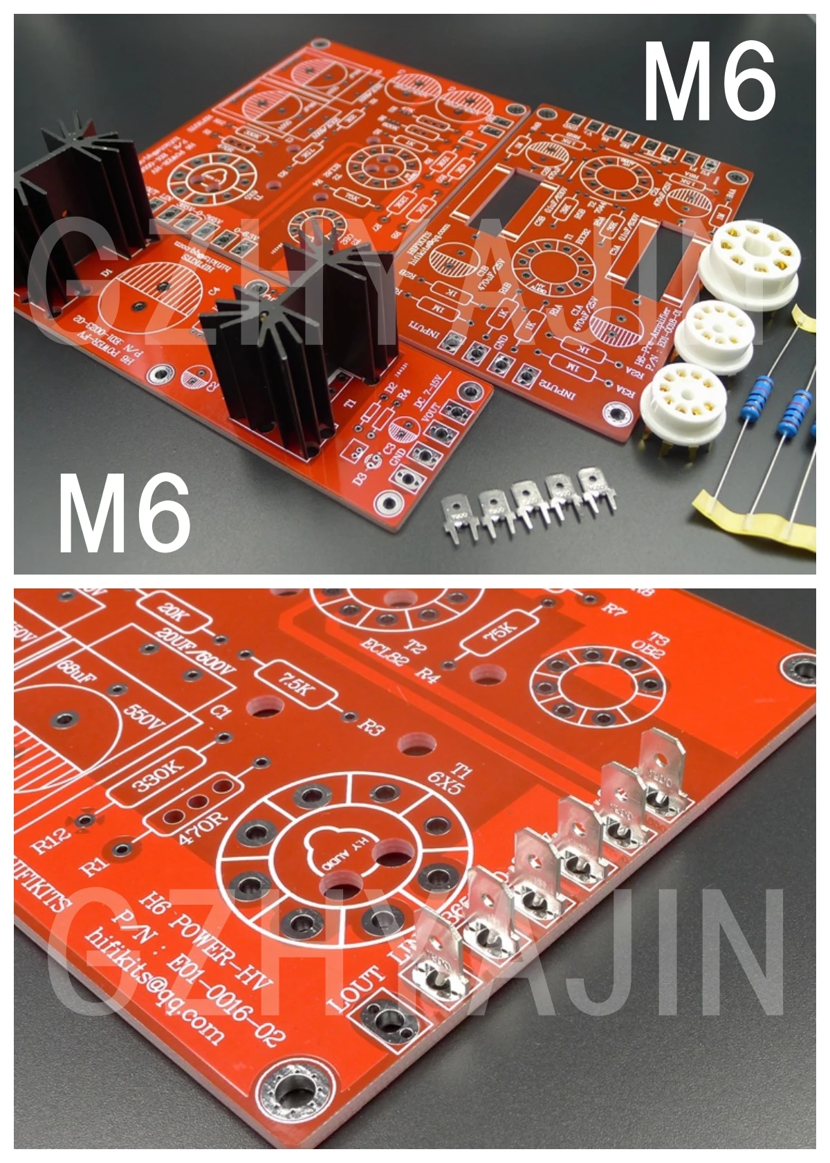 

New DIY M6 electronic tube front amplifier