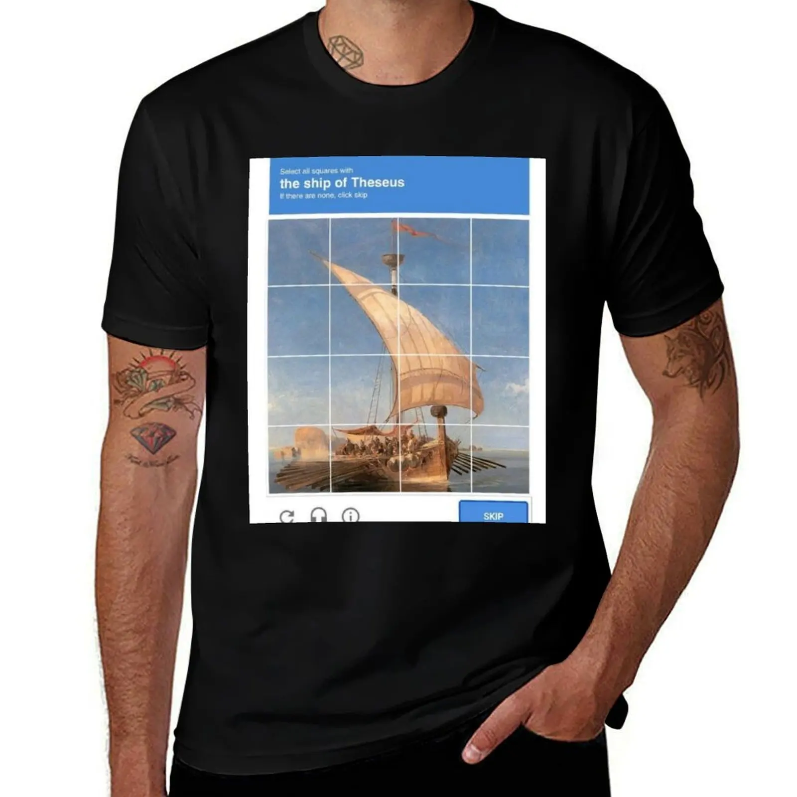 The ship of theseus T-Shirt Everyday Wear Basic Short Sleeve Top T-Shirt