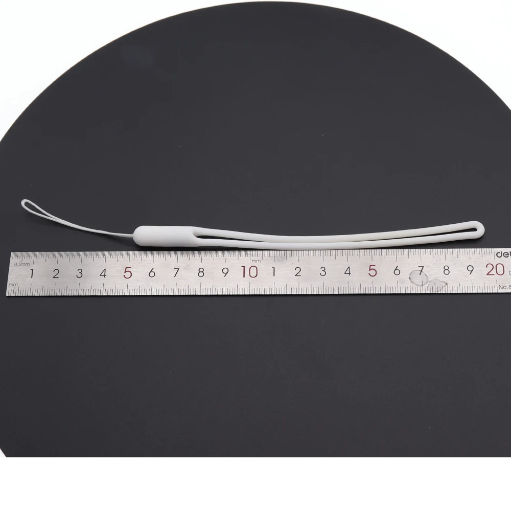 Correas de muñeca para teléfono móvil, cordón de mano, dijes de silicona para llaves de cámara, cordón lindo, llavero, cuerda colgante