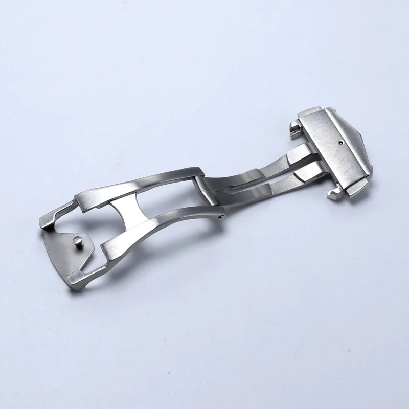 18mm 316L Stainless Steel No Welding Watch Buckle - Original Integrated Folding Clasp High Quality for Omega Seamaster Replaceme - view 3