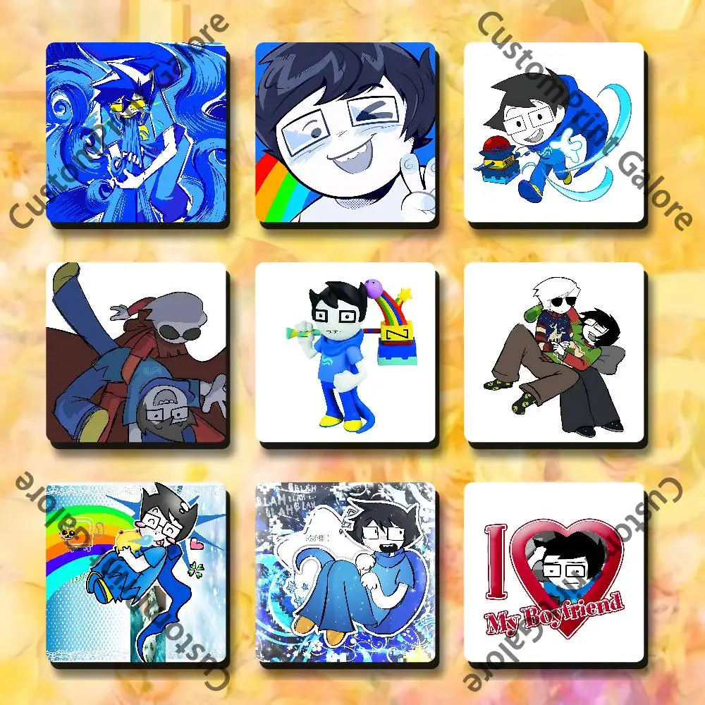 

H-Homestuck Soft Magnetic Refrigerator Magnets 5.5,7.5cm Personalized for DIY Kitchen Office Decorative