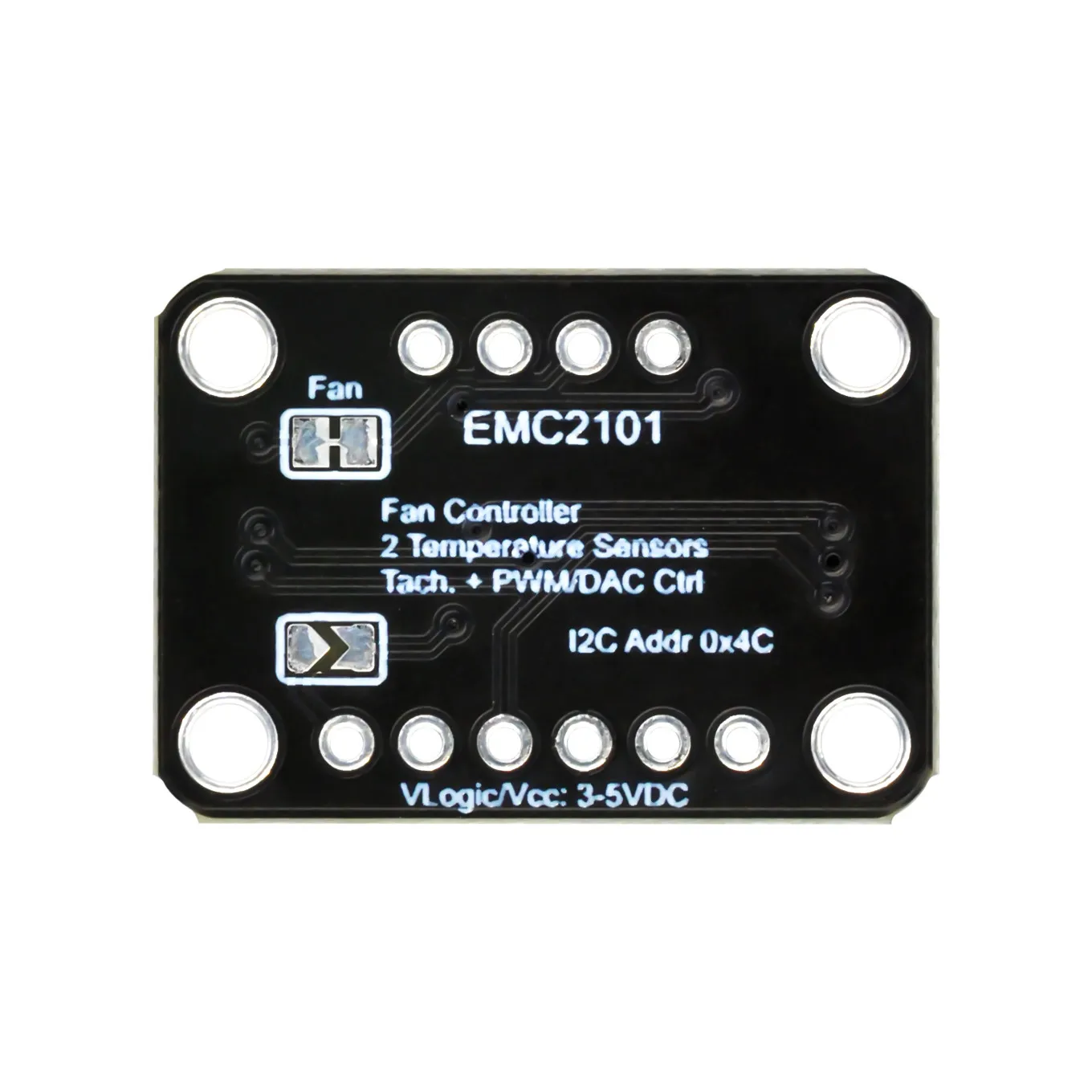 EMC2101 I2C جهاز تحكم بمروحة الكمبيوتر مستشعر درجة الحرارة مراقبة درجة الحرارة جهاز تحكم بمروحة الكمبيوتر