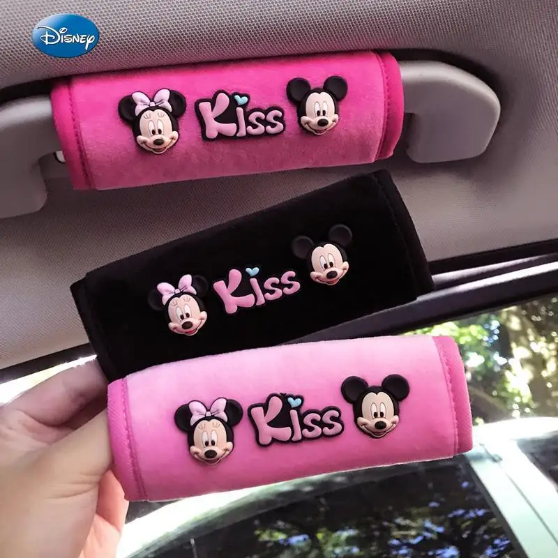 

Disney cute car door handle gloves door handle cartoon protective cover car roof handrail protective cover Mickey Minnie