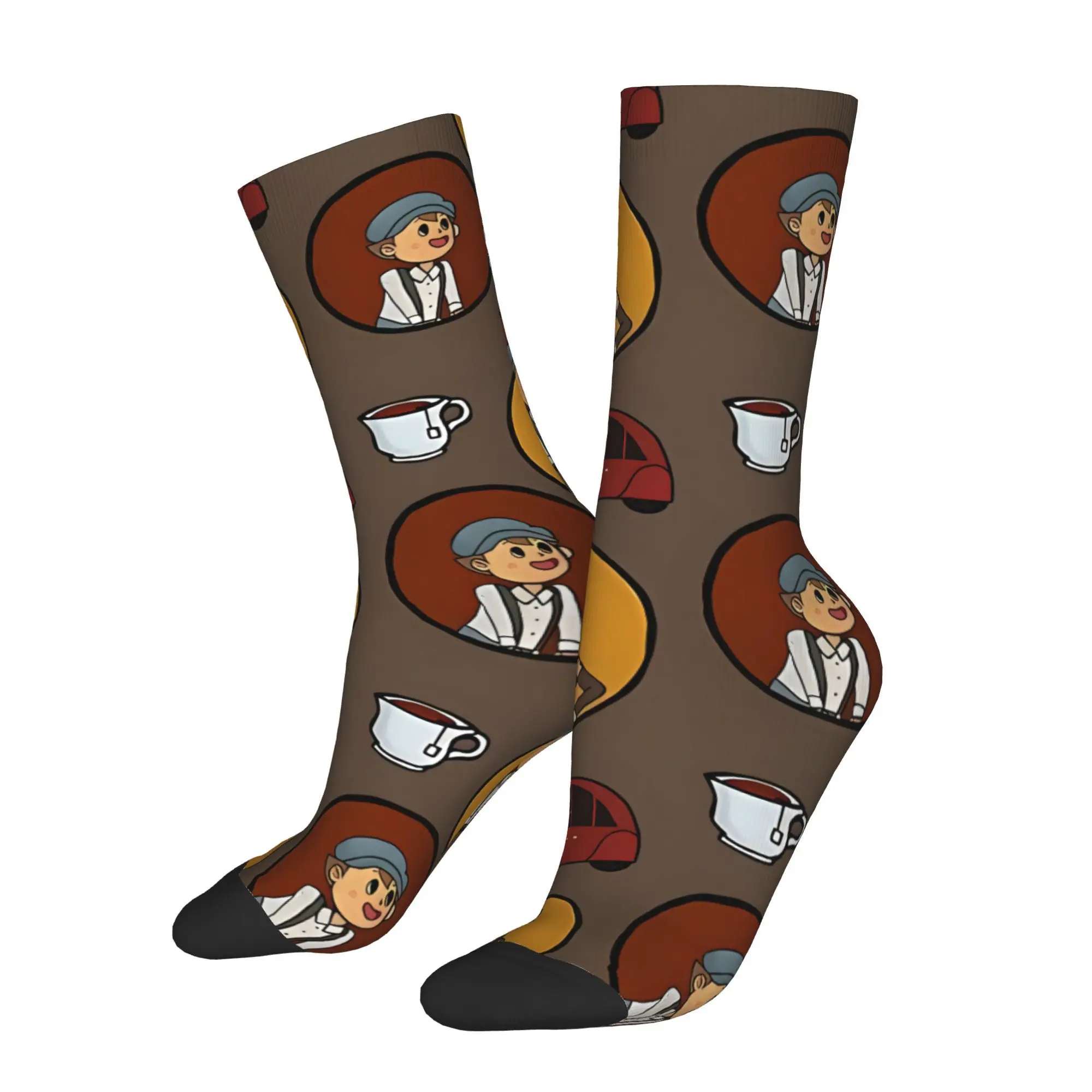 

Puzzle Duo Sock Printed Man Polyester Fashion