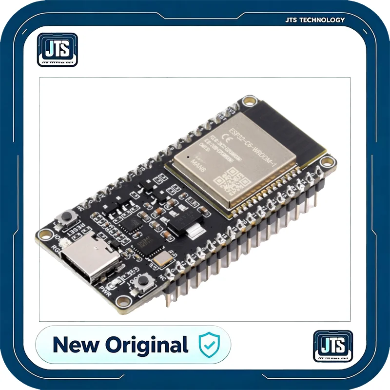 ESP32-C6 Microcontroller Development Board ESP32-C6-WROOM WiFi Bluetooth Single-Core RISC-V Mainboard