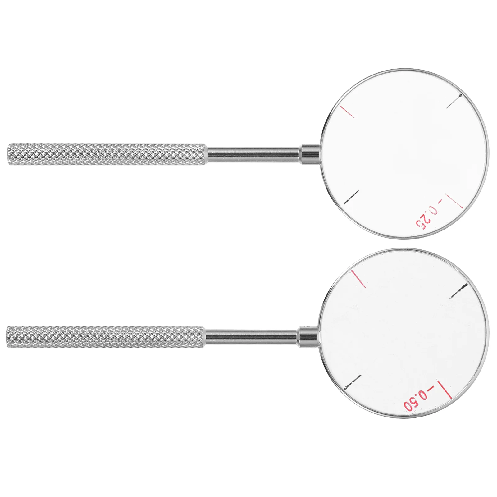 

2pcs Round Optical Cross Cylinder Lens Tool Set Diopters Optical Instruments Diopters Kit (025/05)