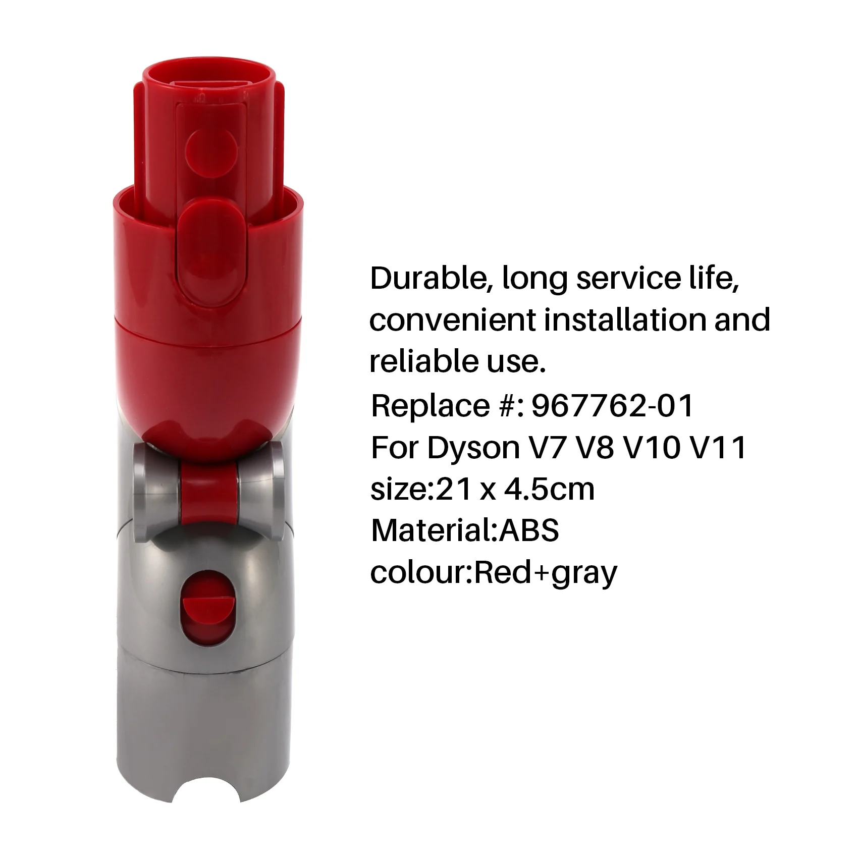 Bottom Adapter for Dyson V7 V8 V10 V11 Quick Release Tool Bottom Adapter 967762-01 Vacuum Cleaner Accessories