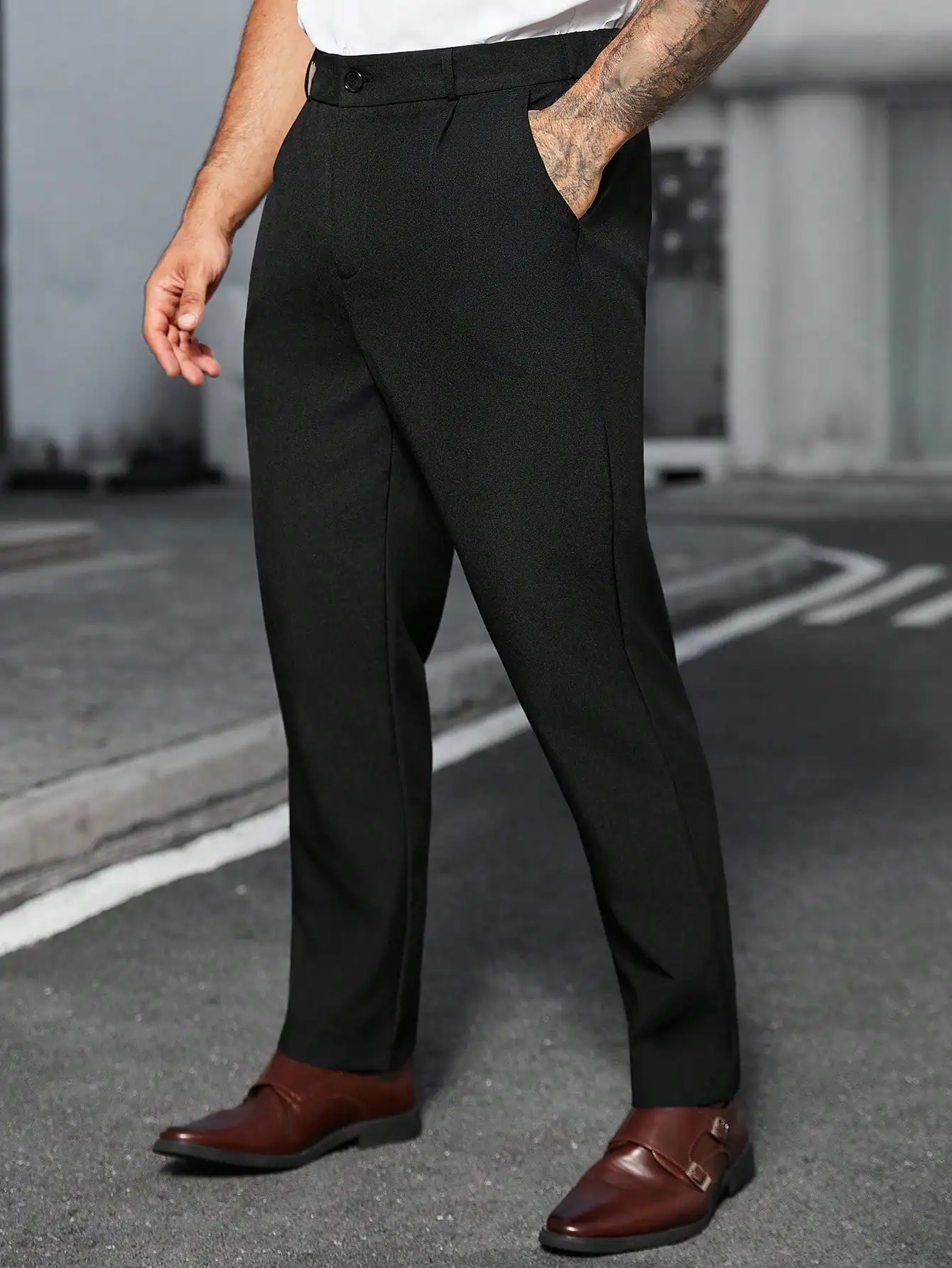 

Мужские повседневные брюки больших размеров: модные, удобные для повседневных прогулок и деловых мероприятий, комфортные брюки для отдыха