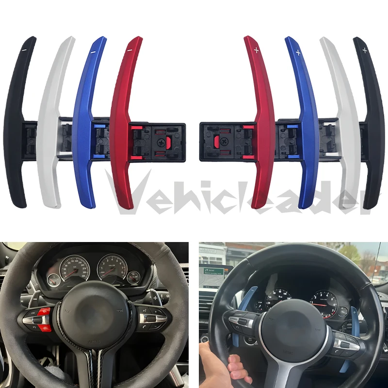 

Car Paddle Shifter Gear Shift ShifterFor BMW M3 M4 M5 F10 F20 F30 F80 F48 F45 F02 i01 i12 Steering Wheel Extension Accessories