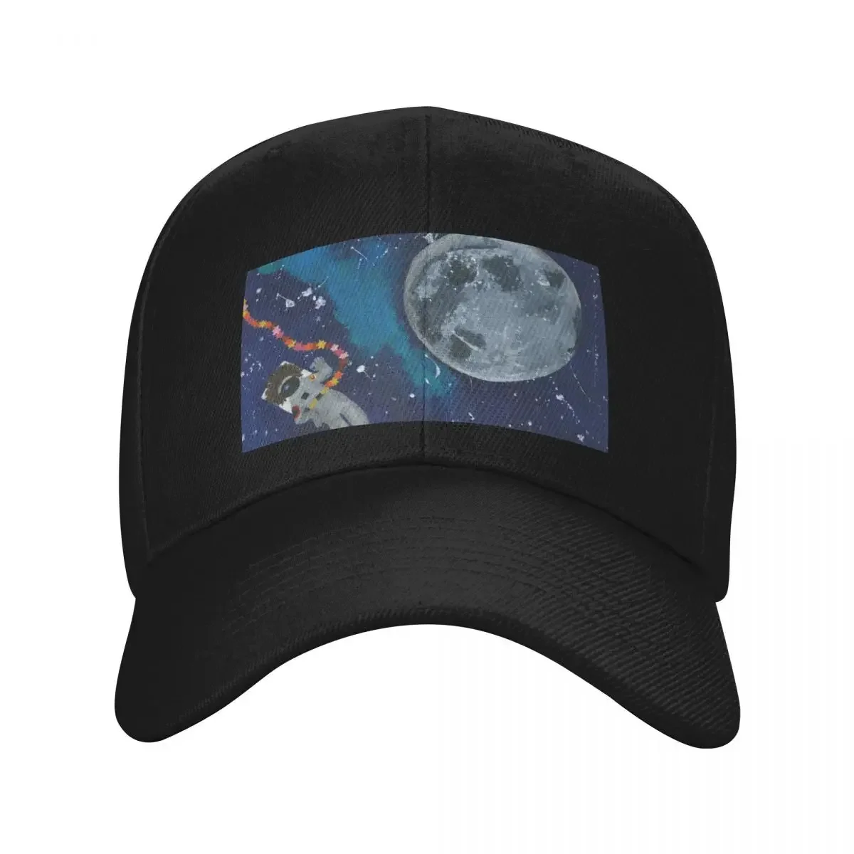 

Black girl dreams of space Baseball Cap Beach Sun Hat For Children Golf Wear Military Tactical Cap Elegant Women's Hats Men's