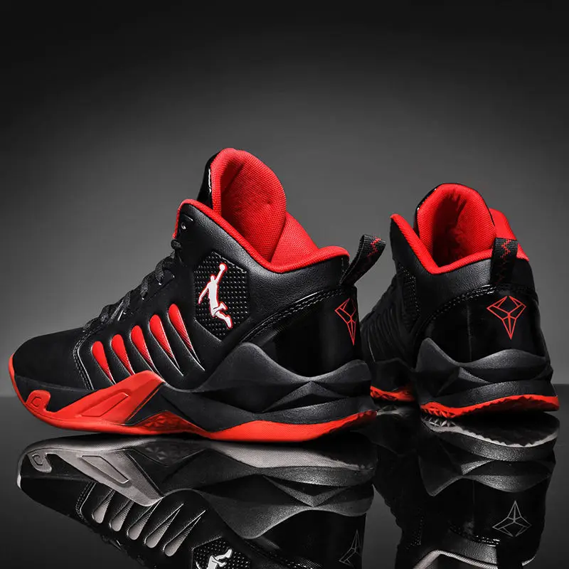 2024 Spring Black Red Unisex Couple Mens Retro Basketball Shoes Outdoor Sports Shoes High Quality Basketball Sneakers for Women