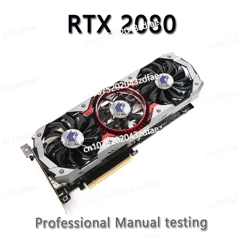 Utilizzo GeForce RTX 2080 8GB RTX 2080-Super 8GB RTX-2080 Ti 11GB 12nm 352 Bitmap Scheda grafica GPU Scheda video Computer desktop