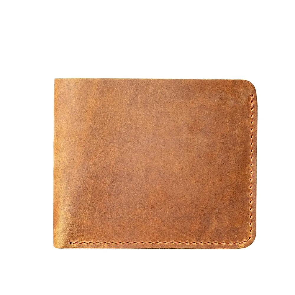 

Vintage Genuine Leather Men's Wallet Premium Product Men's Wallet Card Bag Short Wallet