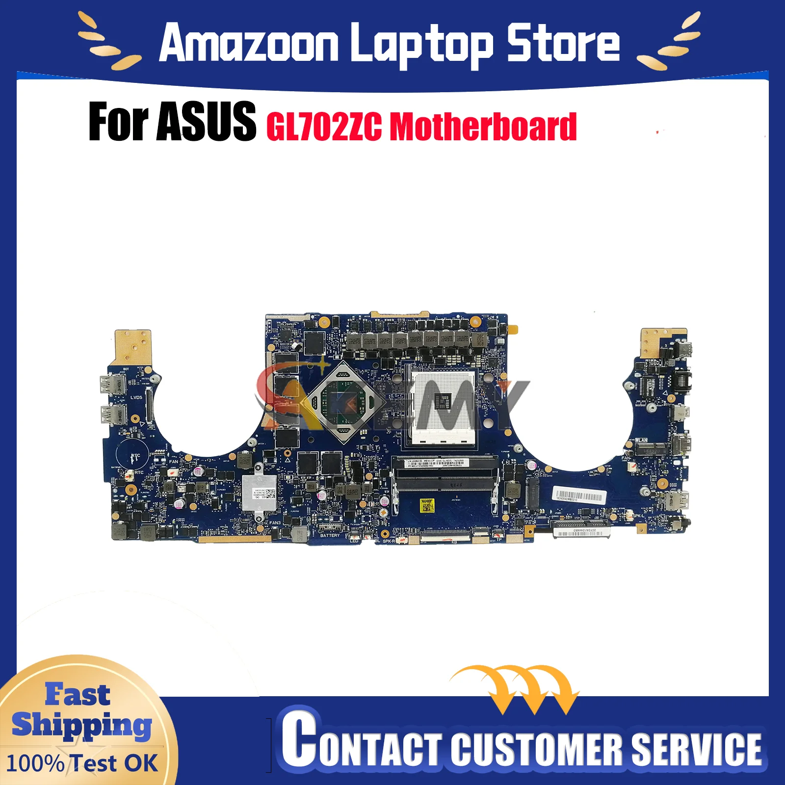 

GL702ZC Материнская плата для ноутбука ASUS ROG Strix GL702ZC GL702Z Материнская плата для ноутбука в наличии 100% тестирование ОК быстрая доставка Высочайшее качество