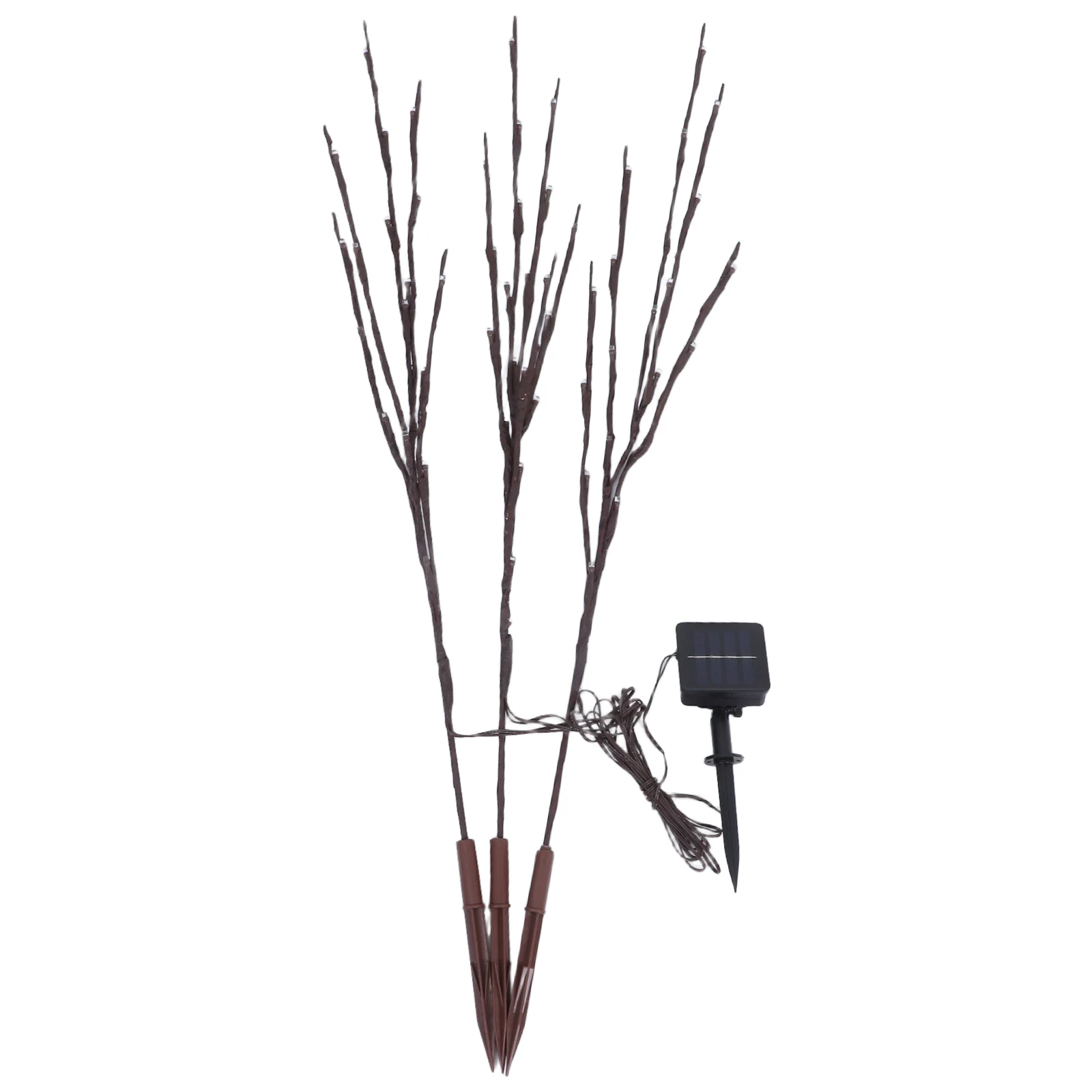 

Solar Tree Light Artificial Christmas Branches LED Outdoor Decor Durable Creative Home Party Gallery Photo Prop Branch Lights
