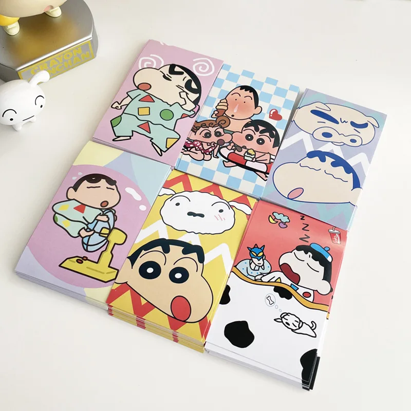 Kawali Crayon Shin-Chan Nohara Shiro Action Kamen Boochan Stickers Diy Handbook Decoration Ins Cute Kids Birthday Gift For Girls