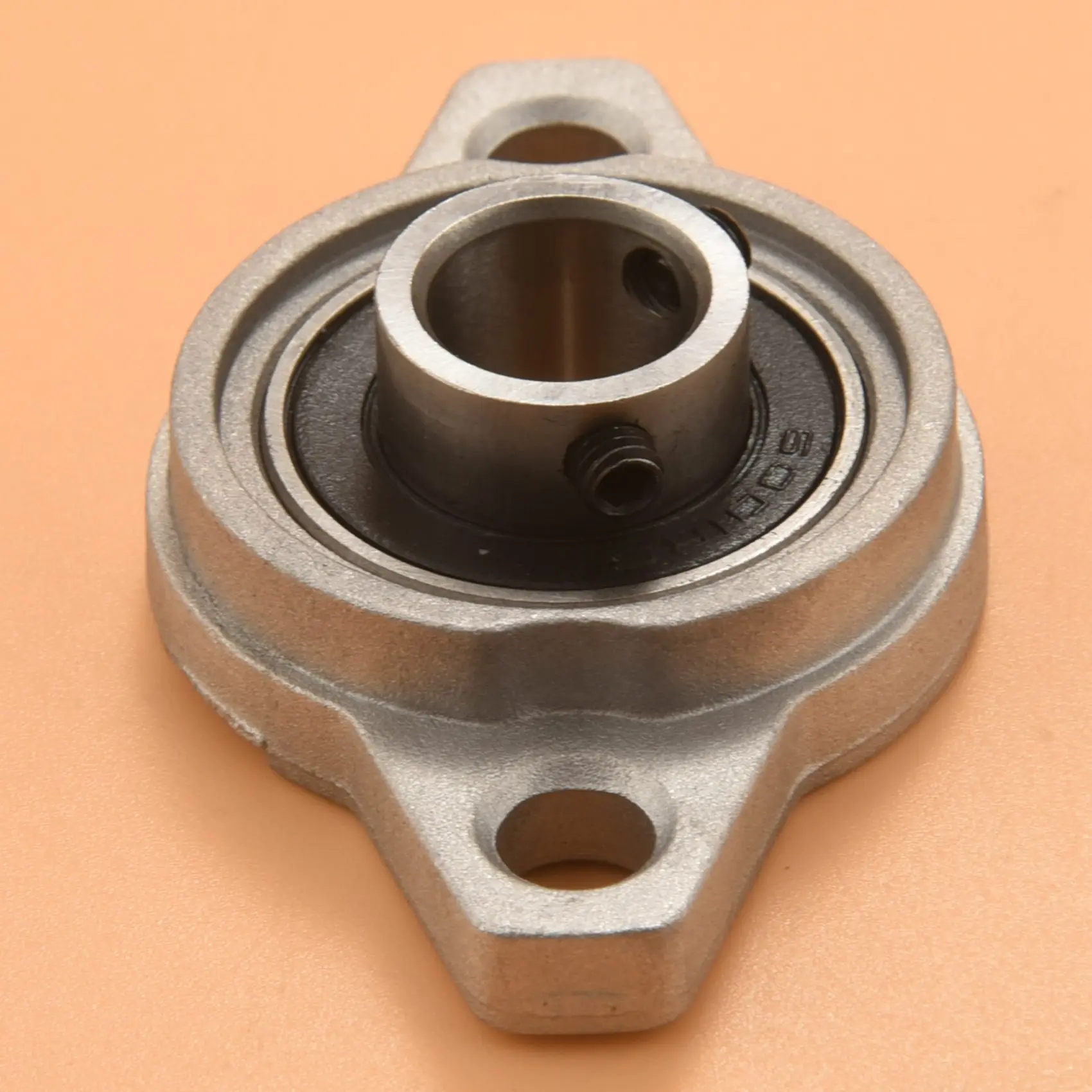 ABSJ-4Pcs KFL001 12Mm Zinc Alloy Self Aligning Pillow Block Flange Bearing Rhombic Bearing Housing