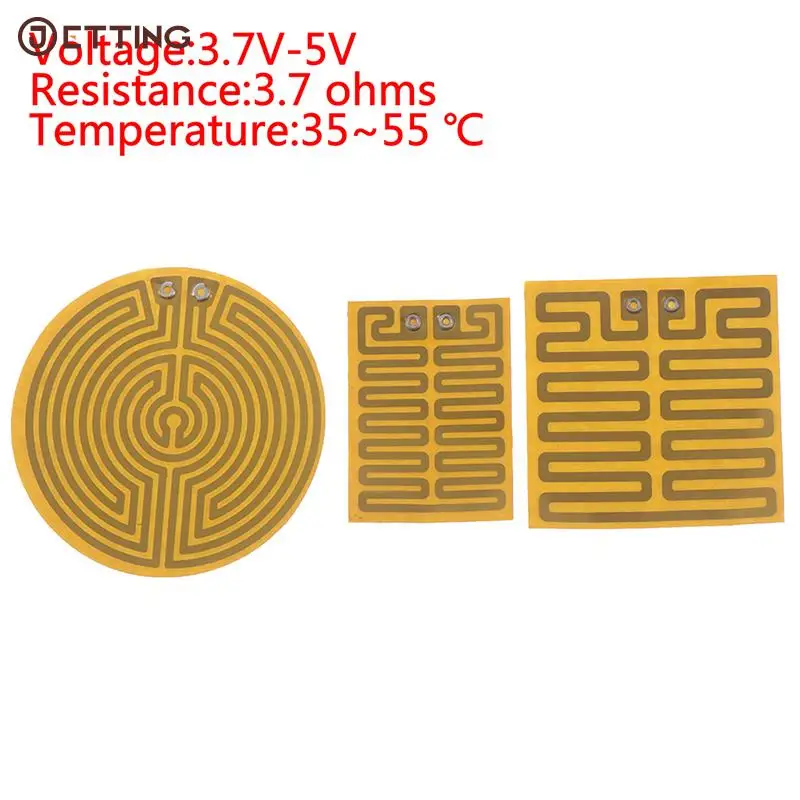 3.7V-5V Heater Pad Mini USB Insulation Coaster Heater Heat Electric Coffee Cup Mug Mat Pad Office 4styles