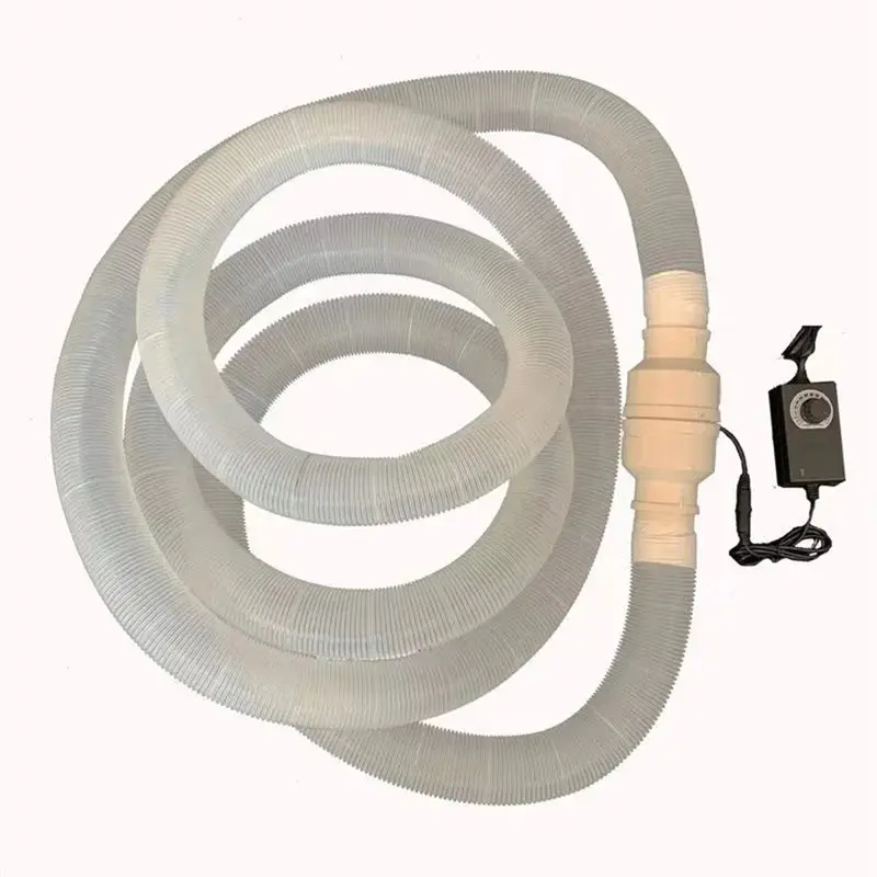 

Kitchen Exhaust Fan Small 2/2.5/3.2/4/5 Fan Bathroom Pipe Moxibustion Smoke Exhaust Fan With 5M Tube US Plug-A45M