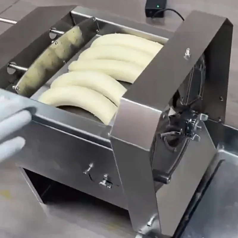 

Commercial Automatic Electric Turning Green Banana Slicer