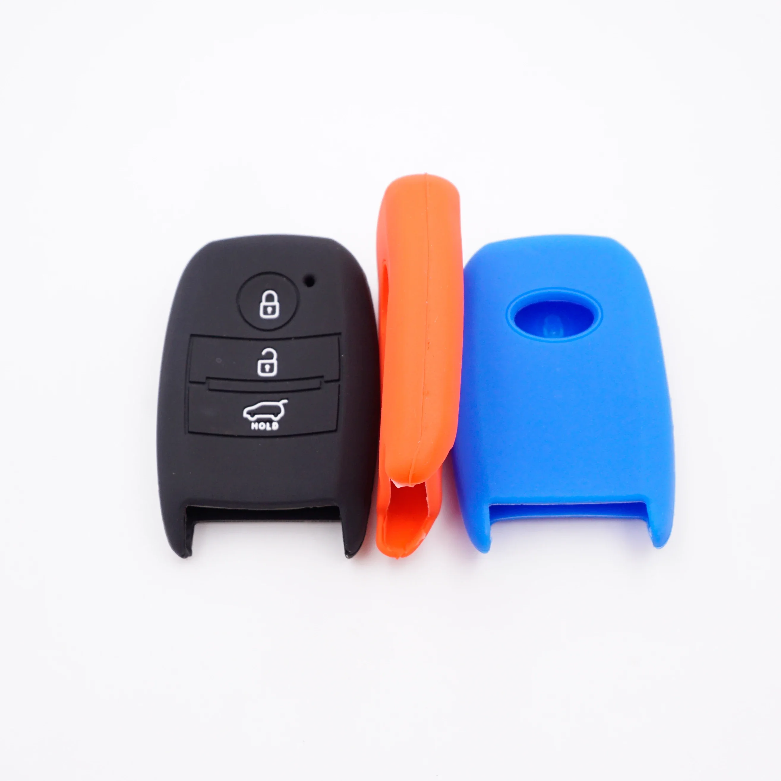 Xinyuexin Silicone Key Case Cover For Kia Rio Ceed Soul Sportage Sorento Carens Picanto 2013-2018 Keyless Shell Skin Protector