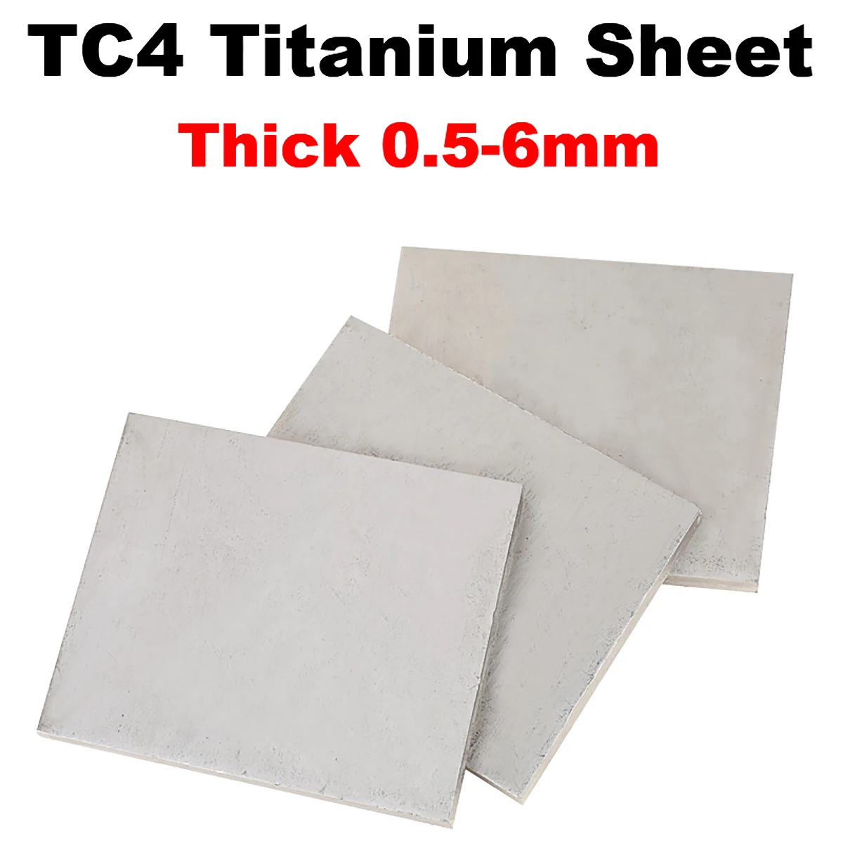 

TC4 Gr5 Titanium Ti Plate Sheet Titanium Alloy Plate 0.5-6mm Thickness 100x100mm 200x200mm Customize