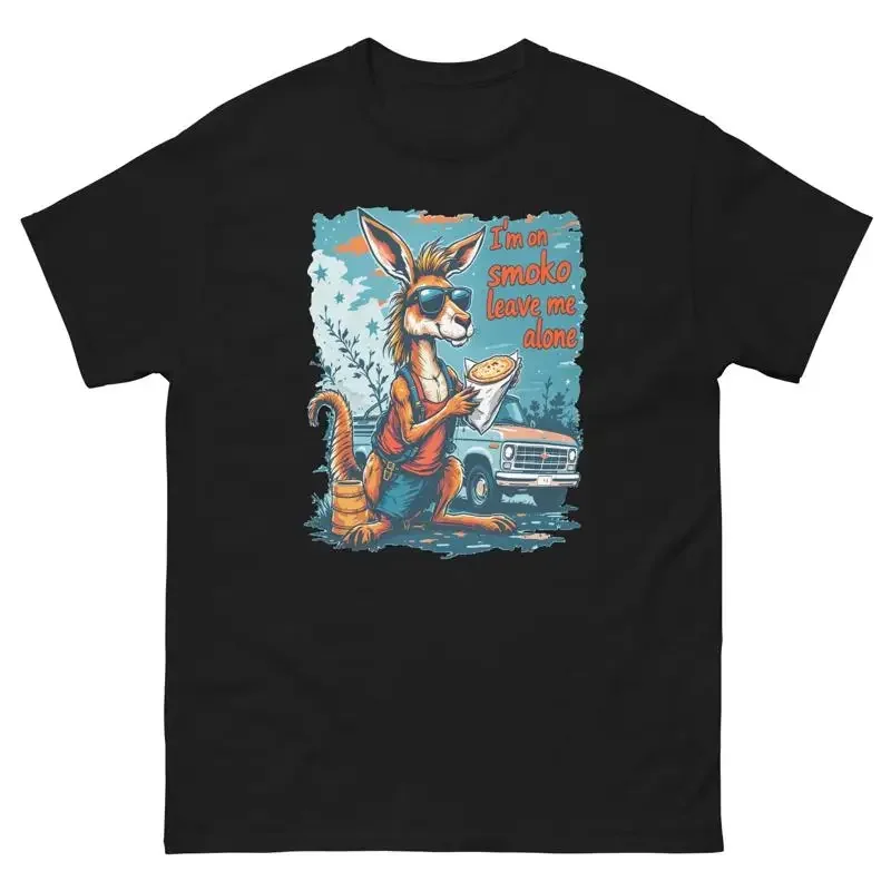 I'M On Smoko Kanagroo Outback Truck Pie Fun T Shirt
