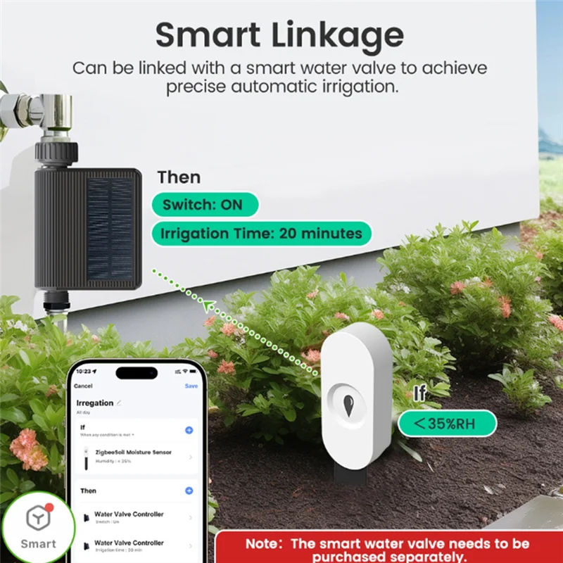 

Монитор в реальном времени, тестер почвы, умный датчик влажности Tuya Zigbee, температуры и влажности с приложением для мобильного телефона для дома и сада-B91B
