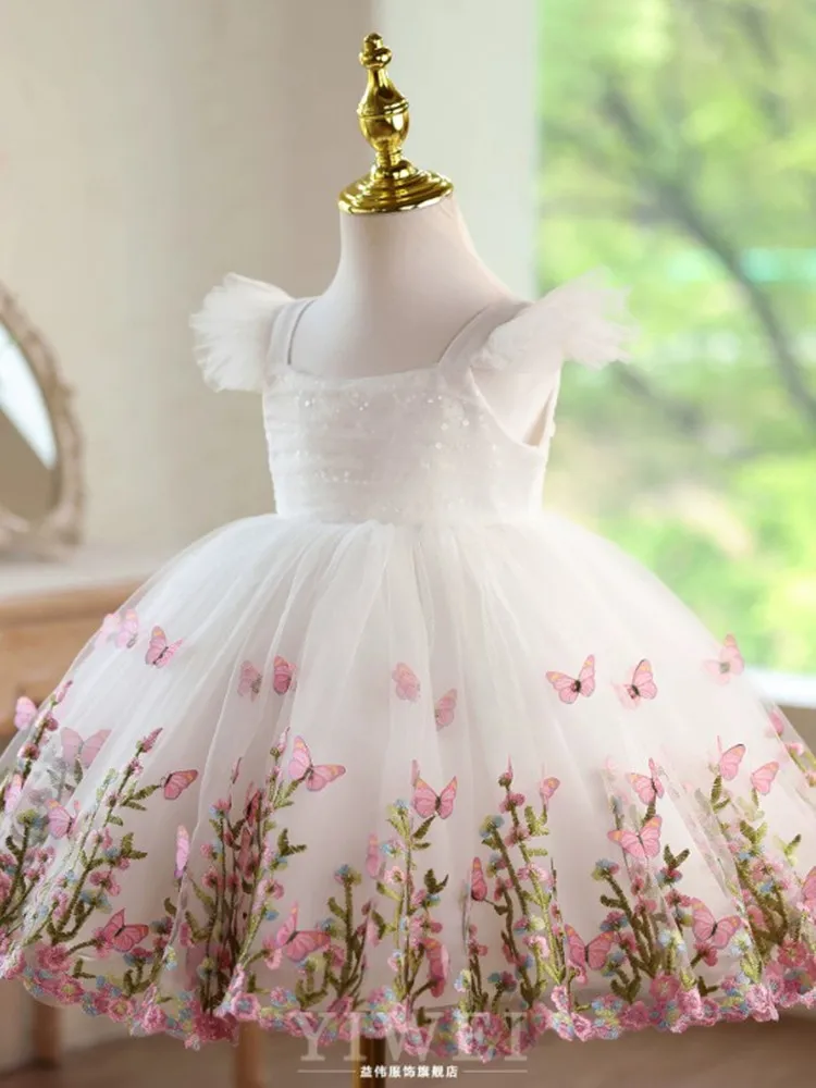 Hochwertige Kinder-Hochzeitskleidung, Klavier-Auftrittskleidung, Geburtstags-Partykleider für Mädchen A5044, Großhandel Mädchen-Abendkleider – Detail 6