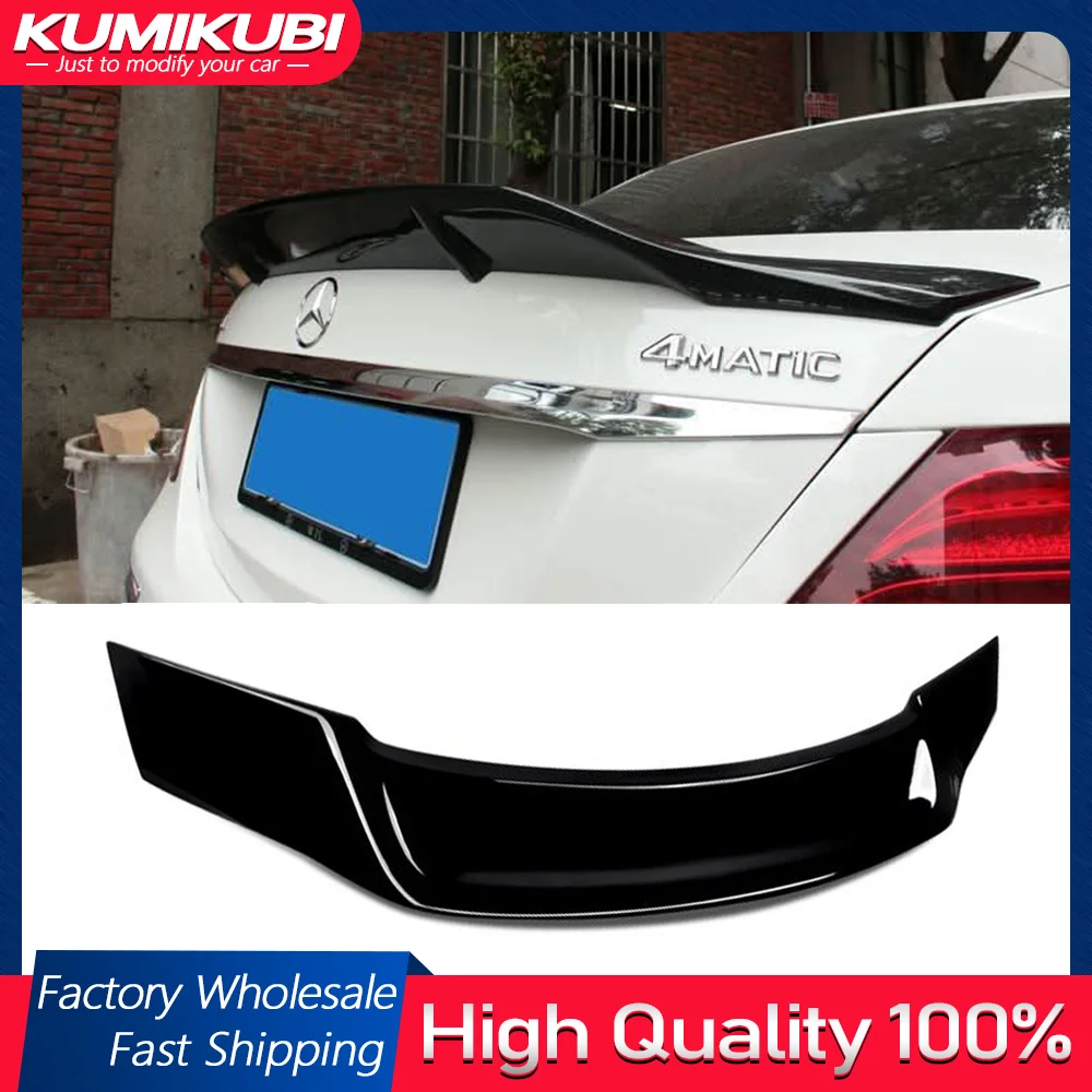 

Спойлер на крышку багажника («утиный хвост») в стиле R для Mercedes-Benz E-класса W213 E63 2016-2019, карбон, окрашенный