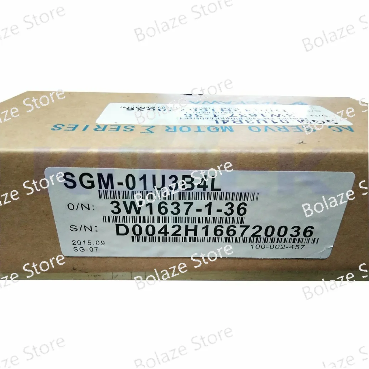 Servo motor SGM-01U3B4L SGM01U3B4L