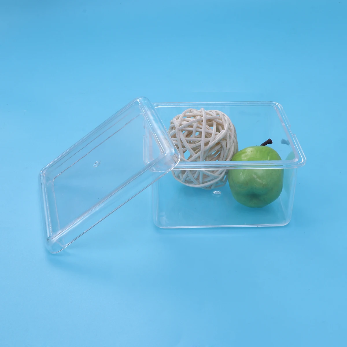 

Clear Makeup 9X9Cm Transparent Box Sturdy Transparent Box Lightweight Space-Saving Lipstick Perfume Case