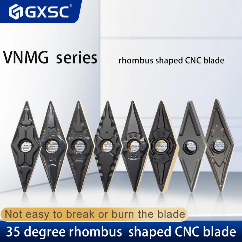 

Turning Insert VNMG160404 VNMG160408 VNMG160412 TM DM PM GF GT VP UK PA High Quality CNC Lathe Tools For Steel Processing Insert