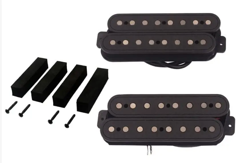 Alnico V Humbucker Magnet Pickups 8 String Guitar Pickups German 99.8% Nickel-plated Copper Wire Guitar parts