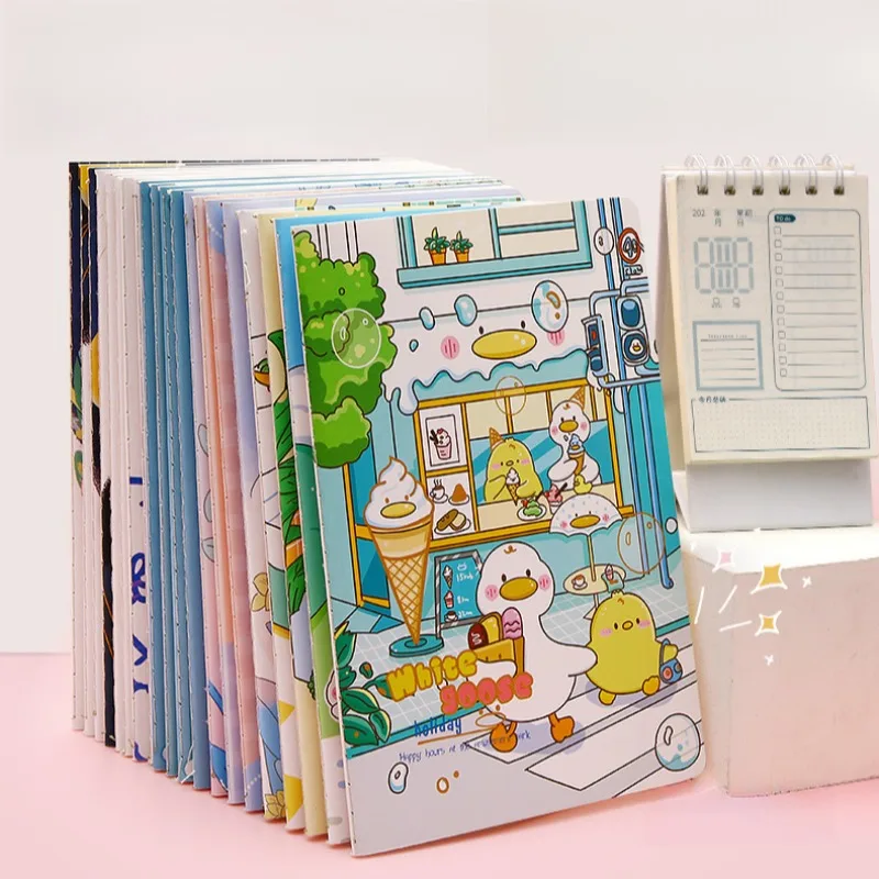 1-4-pcs-a5-b5-bonito-dos-desenhos-animados-estudante-cadernos-linha-horizontal-meninas-meninos-planejador-diario-criancas-papelaria-material-escolar