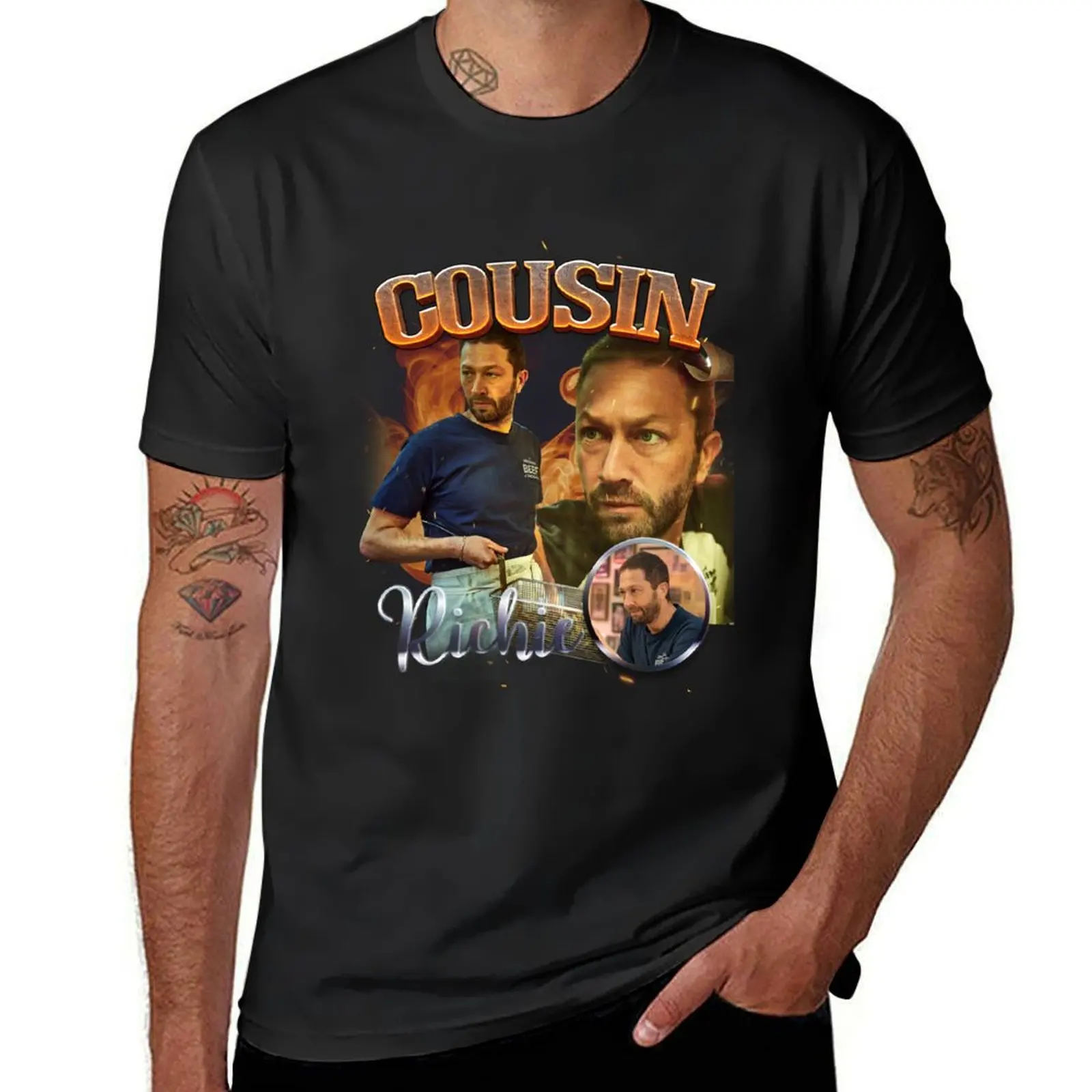 Cousin Richie The Bear Bootleg T-Shirt anime shirts graphic tees oversized t shirt men