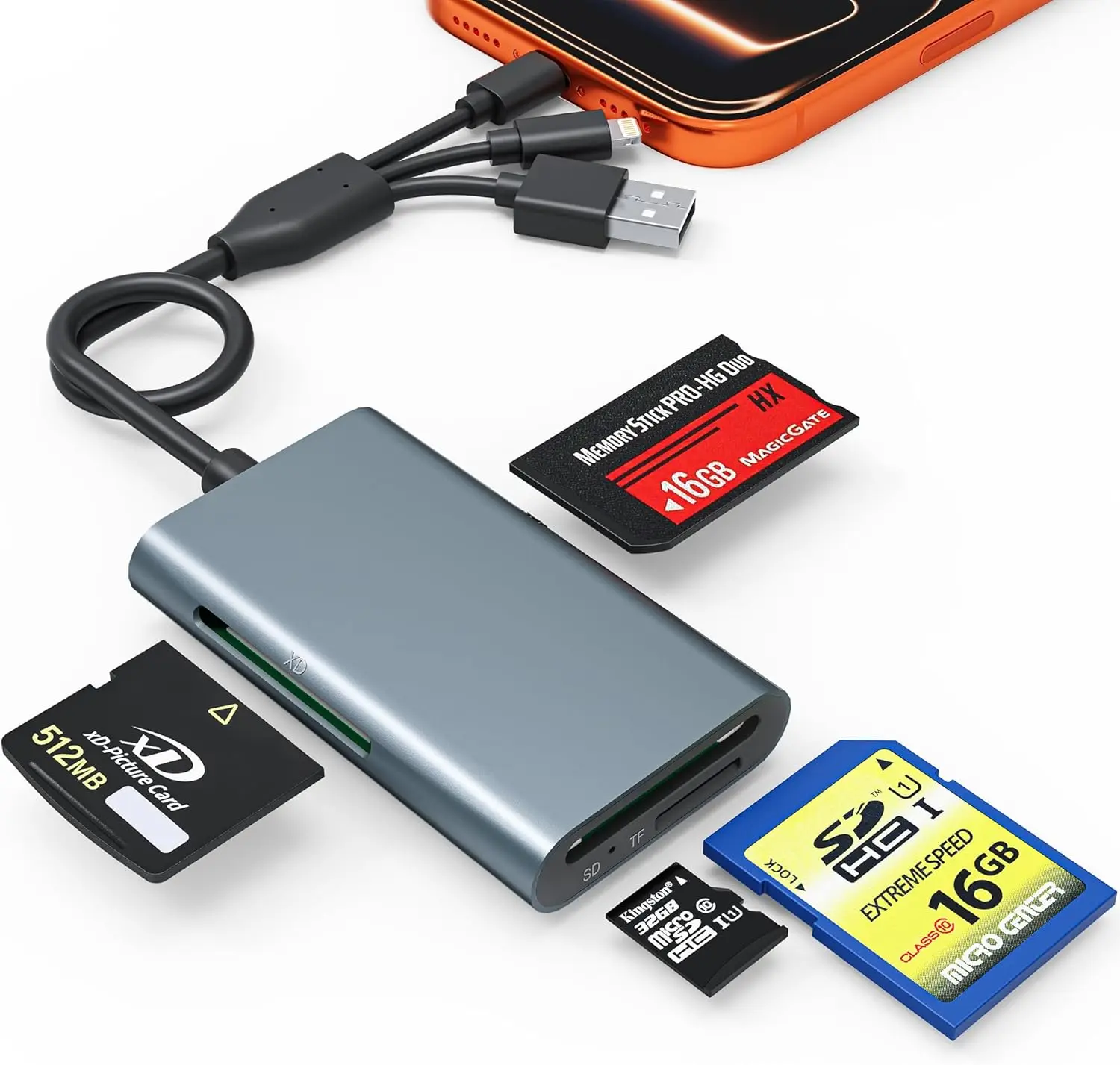 4-In-1 Metal Memory…