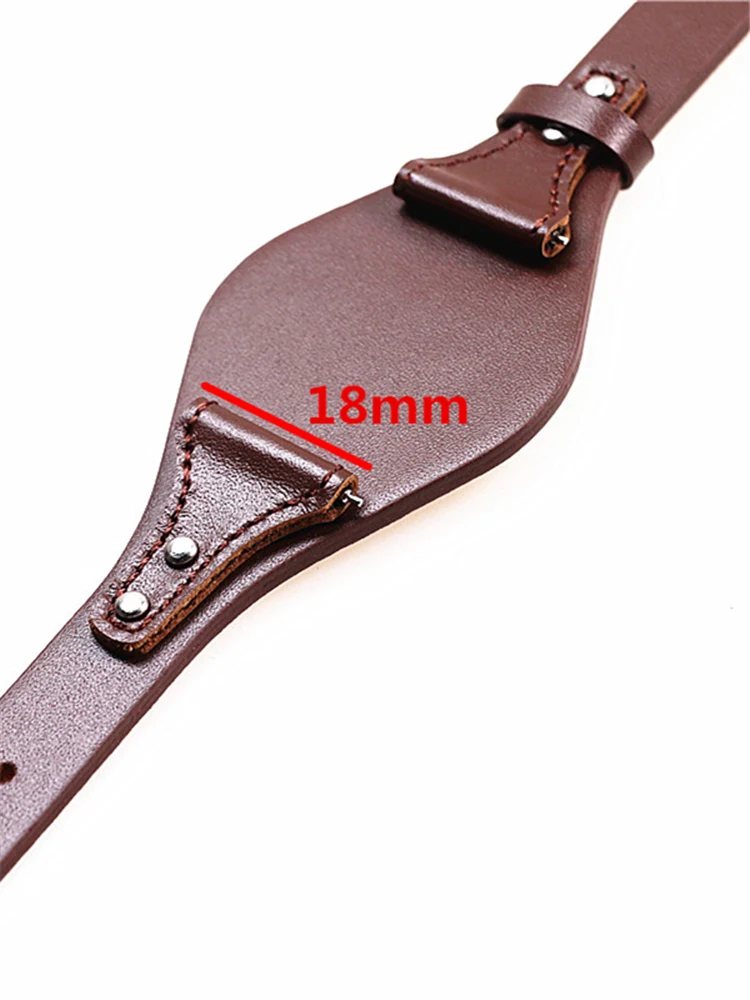 Correas de reloj de cuero de vaca genuino de alta calidad para Fossil ES4045, ES4114, ES4113, ES3625, correa de reloj impermeable de 18mm