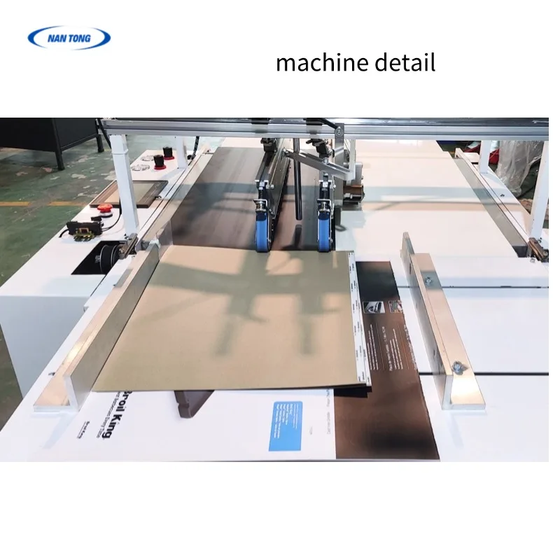 NanTong 800mm Computerized Automatic Double Tape Machine Head Attaching Paper Processing Gluing Delivery Platforms 380V