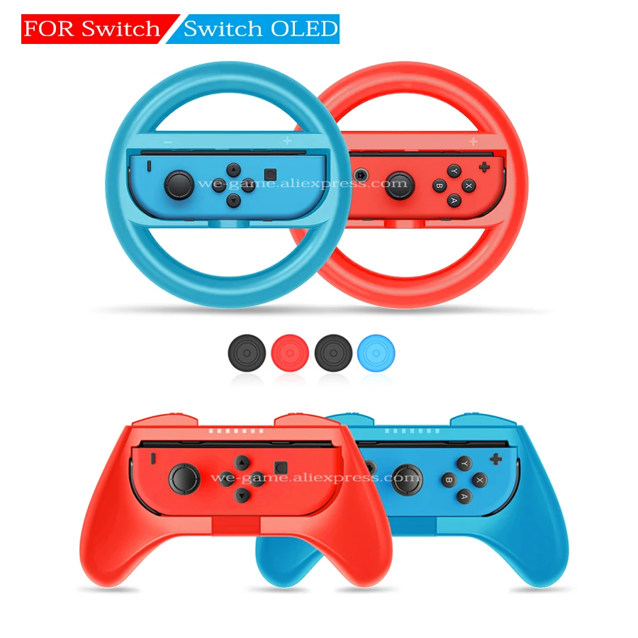 Nintendoswitch acessórios de corrida volante nintend switch lidar com apertos nitendo joycon cap para nintendo switch oled gamepad