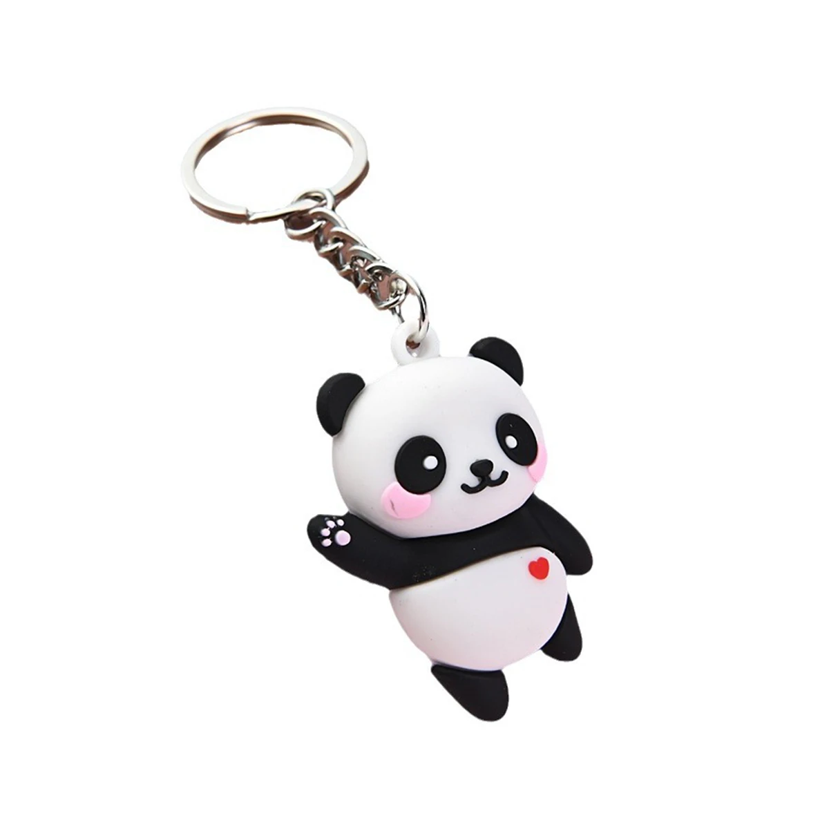 Harong Cute Panda ciondolo portachiavi moda animale portachiavi gioielli regali per bambini donna uomo amici