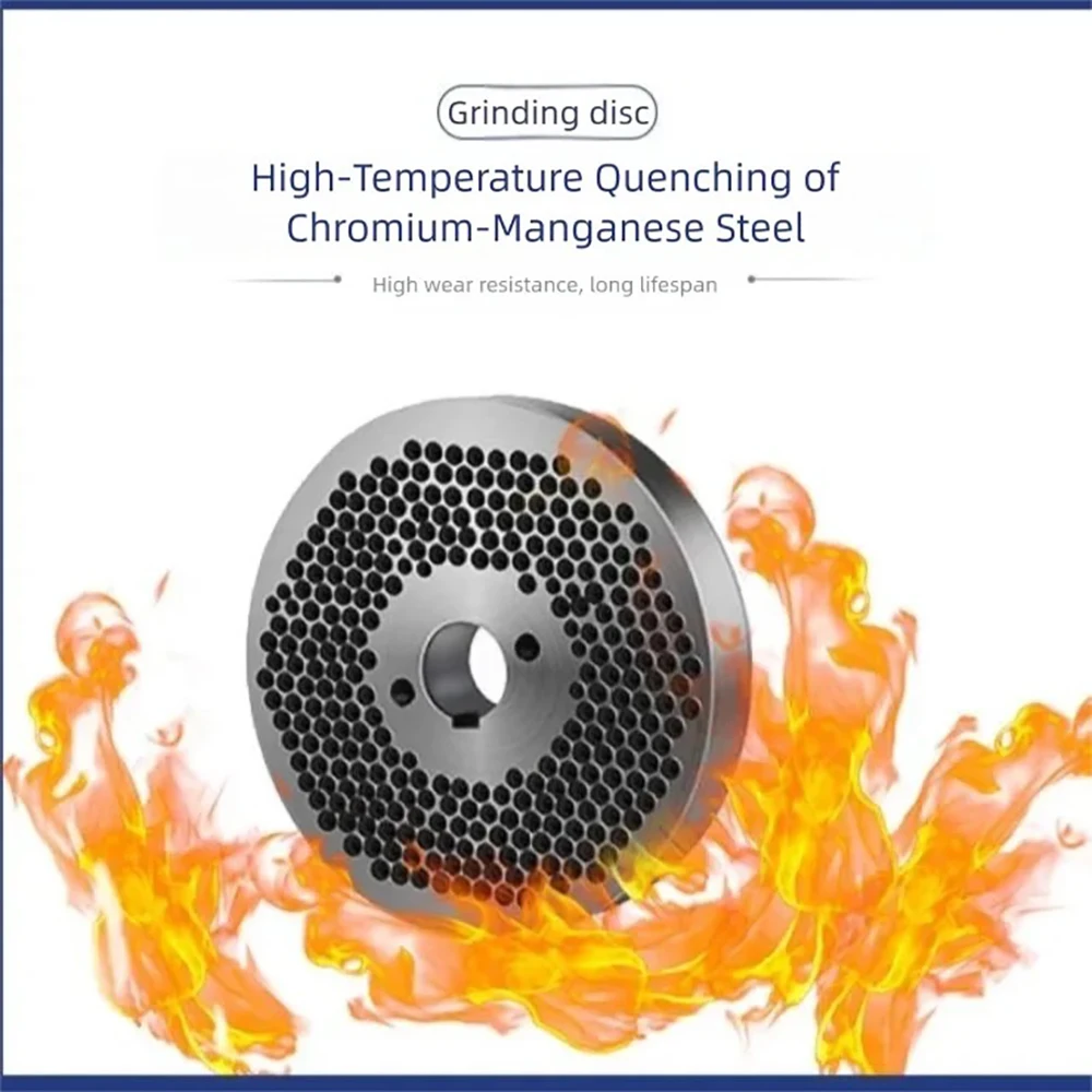 آلة تغذية بيليه قرص الطحن نموذج 125 ، 150 ، 160 ، 180 210 ملحقات مطحنة بيليه تغذية الحيوانات قابلة للتخصيص #4