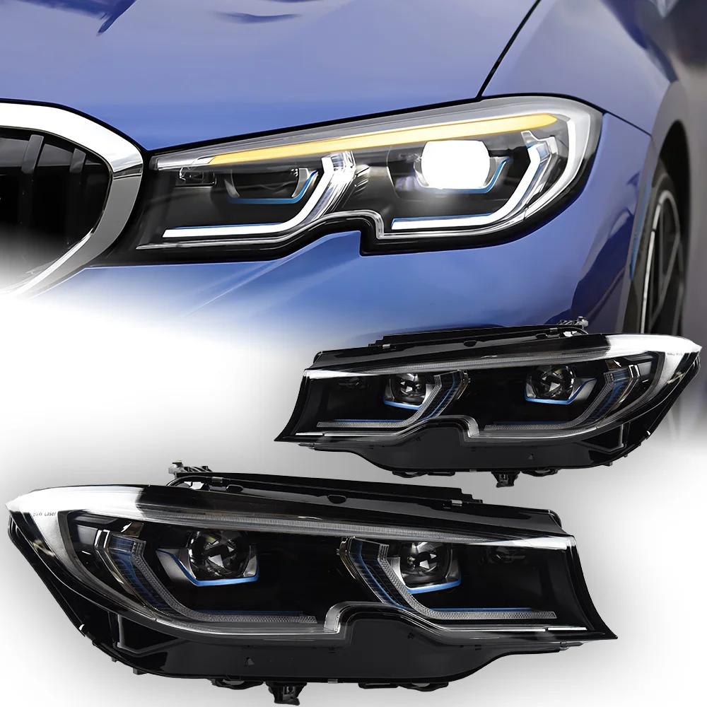 Car Lights for BMW G20 Headlight Projector Lens 2019-2021 G80 330i Signal Head Lamp LED Headlights Drl Automotive Accessories