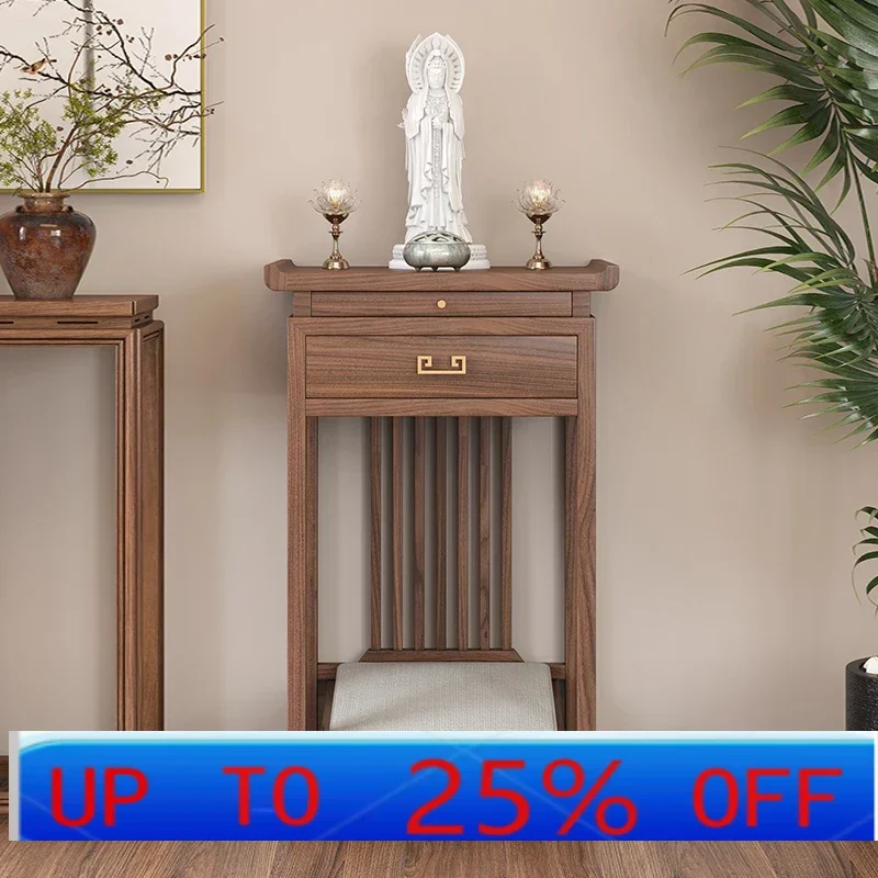 

LTT new Chinese solid wood offering table incense table for home use modern living room incense offering table