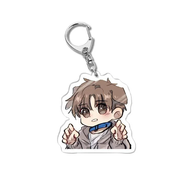 Lovely Korea BL Anime Jinx Collection Keychain Cartoon Joo Jaekyung Kim Dan Acrylic Pendant Key Chain Ornament Bag Accessories