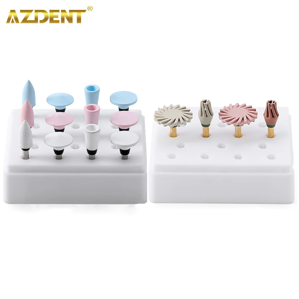 

2024 New AZDENT Dental Silicone Polishing Wheel Disc RA 2.35mm Polisher Kit CA 2.35mm Polish Tools Teeth Polishing Dentistry Lab